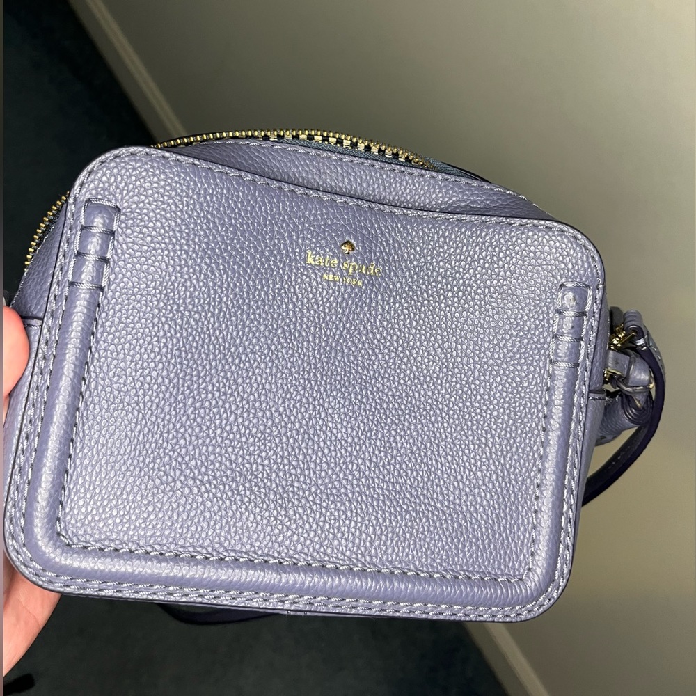 Kate Spade ♠️ Orchard Street Purple Pebbled Crossbody Bag